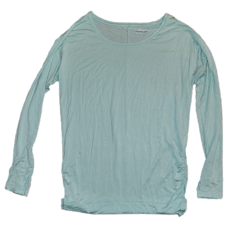 Columbia Women's Aqua Color Shirt Size Medium